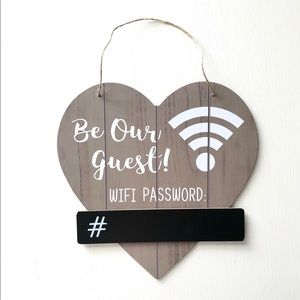 Be Our Guest Wifi Sign
